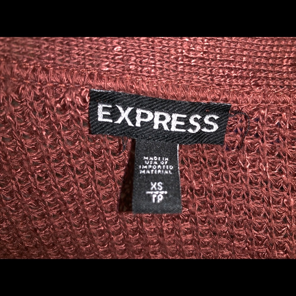 Express Rust colored sweater - Picture 4 of 4